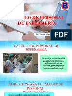 Calculo de Personal de Enfermeria 2020