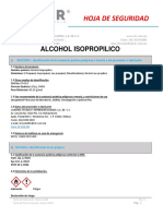 Alcohol Isopropilico