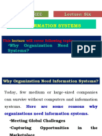 Information Systems: Lecture: Six Chapter: THREE