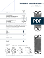 Technical specifications for a plate heat exchanger