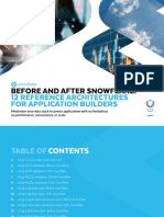 Before and After Snowflake:: 12 Reference Architectures For Application Builders