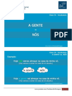 Resumen Clase 34 Vocabulario - Tus Clases de Portugues PDF
