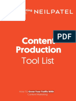 Content Production Tool List: How To Content Marketing