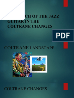 Approach of The Jazz Guitar in The Coltrane