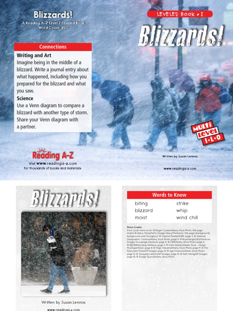 Raz Li42 Blizzards CLR | PDF | Blizzards | Winter Storm