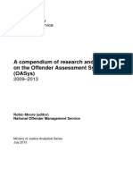 Research Analysis Offender Assessment System PDF