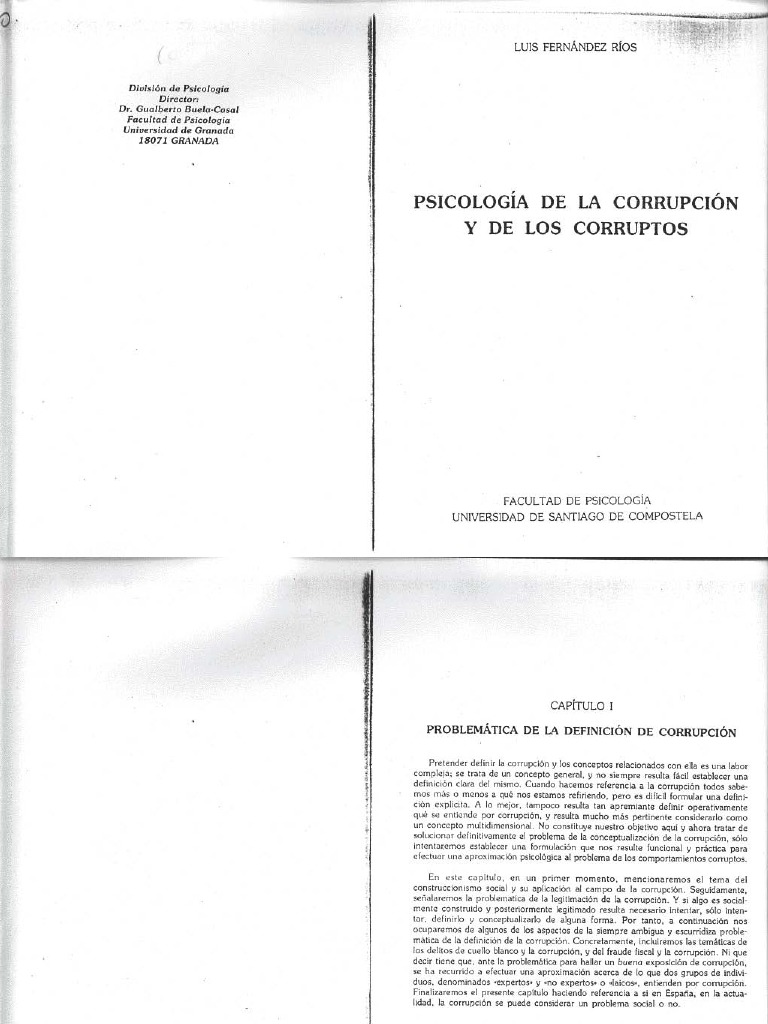 768px x 1024px - 03 Psicolog A de La Corrupci N y Los Corruptos PDF | PDF