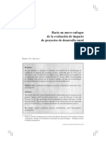 Nuevo Enfoque de Evaluacion de Impacto de Proyectos Rurales PDF