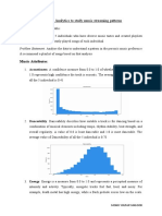 Data Analytics and Music Streaming