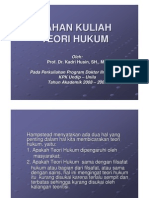 Download Bahan Kuliah Teori Hukum Power Point by adedidikirawan SN47164107 doc pdf