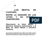 Salud mental en Córdoba