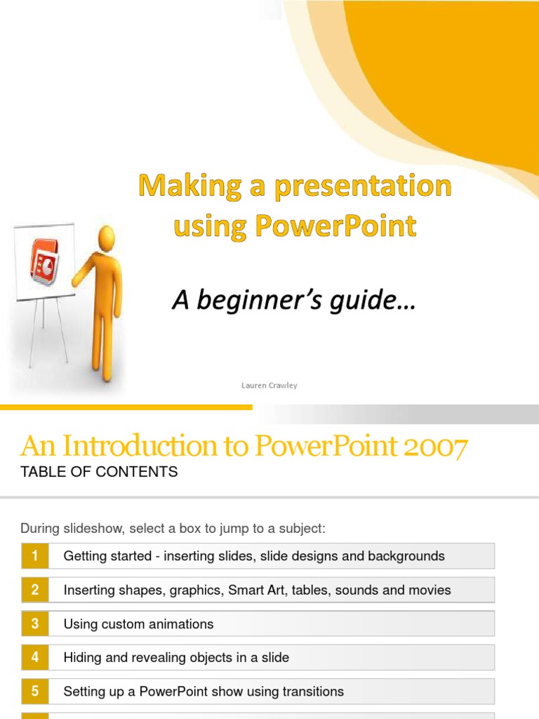PowerPoint 2007: A Comprehensive Guide | PDF | Hyperlink | Microsoft ...