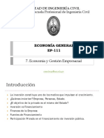 EP111I - 7 - Economia y Gestion Empresarial PDF