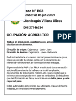 Solicitud de Pase Personal Laboral