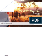 Subaru Forester Manuals 2016 Forester Owner's Manual PDF