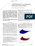 Optimization Methodology For An Automotive Hood Substructure (Inner Panel)