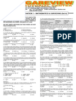 Preboard Examination 1 - Mathematics & Surveying (Set A) : Situation II