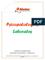 Material Psicopatología Laboral - Módulo 2 PDF