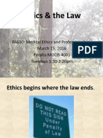 Week 6-Ethics and The Law
