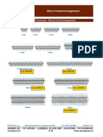 Micro-d contact arrangements