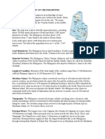 GEOGRAPHY OF THE PHILIPPINES HANDOUT