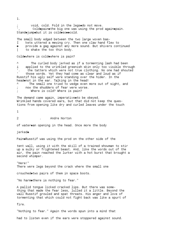 Norton, Andre Moonsinger 03 Flight in Yiktor PDF Nature