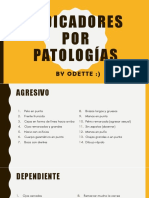 Indicadores Por Patologías