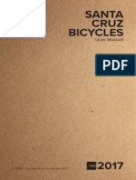Santa Cruz Bicycles: User Manual