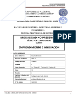 EMPRENDIM. E INNOVACION