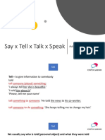 Aula 09 - Tell X Speak X Talk X Say PDF