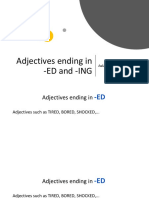 Aula 15 - Adjectives Ending in - Ed and - Ing PDF