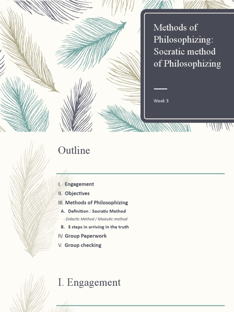 Week 3 Methods of Philosophizing For Dept | PDF | Philosophical ...