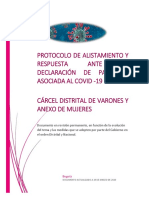 Protocolo de Alistamiento y Respuesta Ante La Declaración de Pandemia Asociada Al Covid