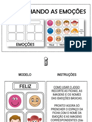 Jogo Tabuleiro: Lidando com as Emoções de Forma Positiva PDF