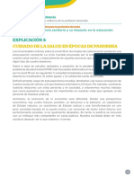 Explicación 3 - Cuidado de La Salud en Épocas de Pandemia PDF