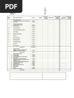 Estimation and Budget Format