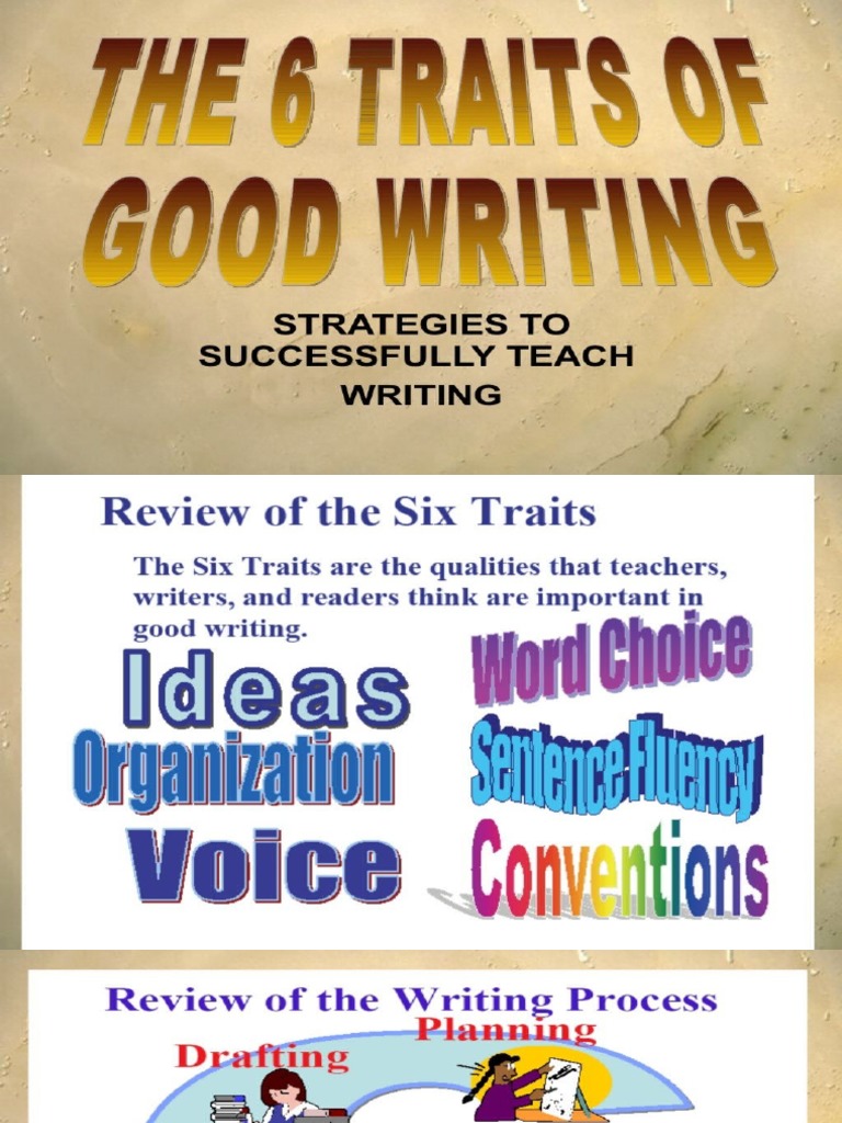 Six Traits of Good Writing | PDF