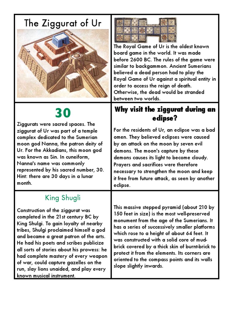 Ziggurat of Ur Mini Book | PDF | Ur | Ancient Semitic Religions