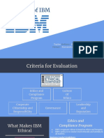 The Ethics of Ibm: Demaio - Dotterer - Holsey - Lopez - Pasley