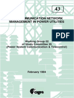 043 Telecommunication network management in power utilities