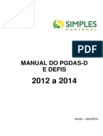 Manual PGDAS-D apuração ISS ICMS