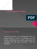 Concept of Entrepreneurship Process