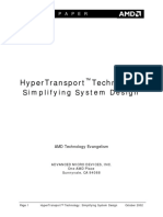Hypertransport Technology:: Simplifying System Design