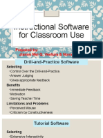 Instructional Software For Classroom Use: Prepared By: Jianne Mei Q. Ventura & Nova B. Naol