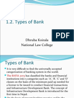 1.2. Types of Bank: Dhruba Koirala National Law College