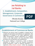 Unit III: Law Relating To Commercial Banks