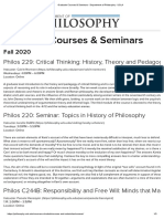 Graduate Courses & Seminars - Department of Philosophy - UCLA