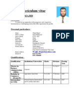 Wajid CV