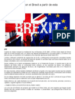 ¿Qué Cambiará Con El Brexit A Partir de Esta Medianoche - 800noticias