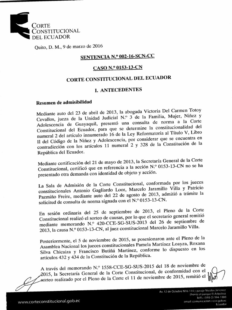 Consulta sobre el Art. 16 CE en Ecuador | PDF | Salario | Constitución
